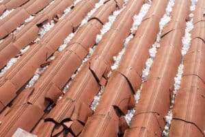 hail damaged roof in NOLA 