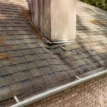 Roof damaged from water leak - Big Easy Roofing Company