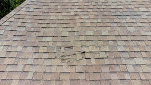 Hail damage commercial roof repair 